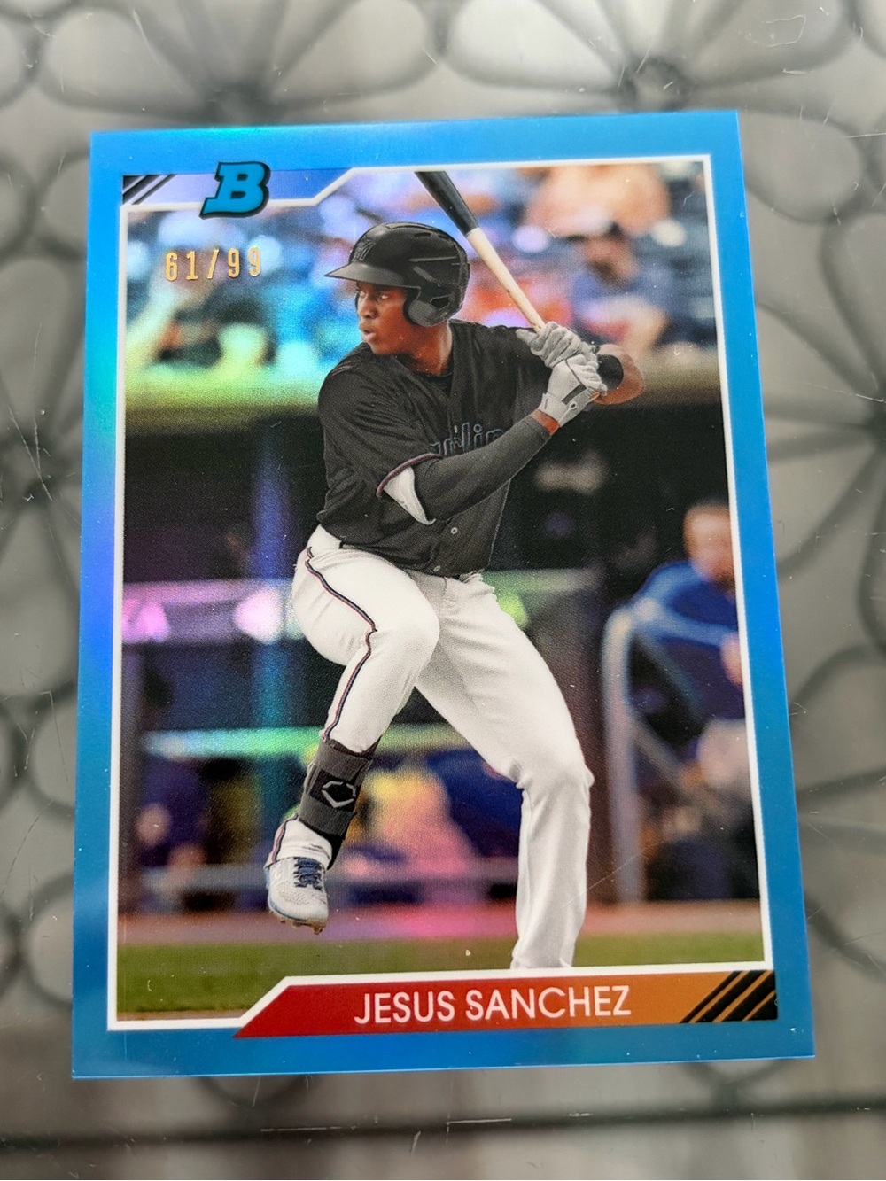 Jesus Sanchez J2020 Bowman Chrome Toronto Blue Jays Rookie RC Baseball Card /99